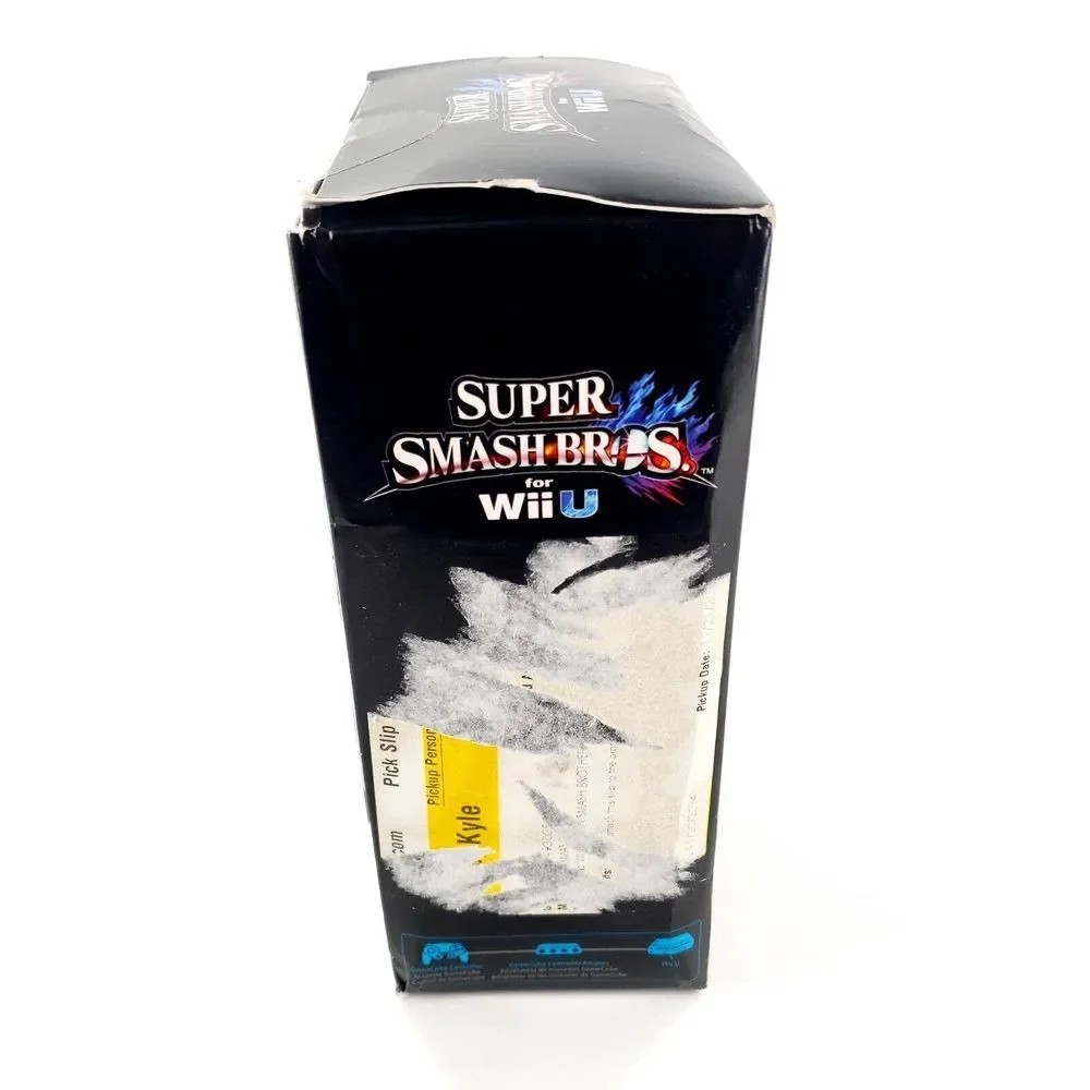 Super Smash Bros Game, Controller, Adapter Bundle Nintendo Wii U New Sealed